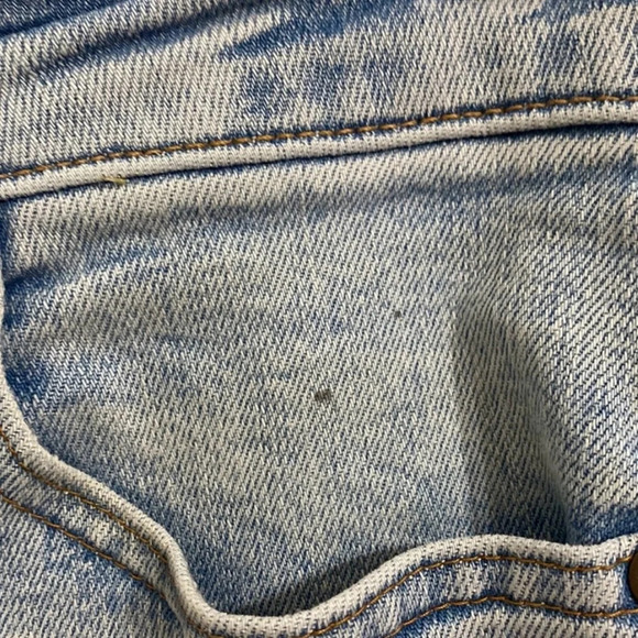 American Eagle Jeans Men 28x30 Light Wash Airflex Temp Tech Denim Stained Grunge - Picture 14 of 16